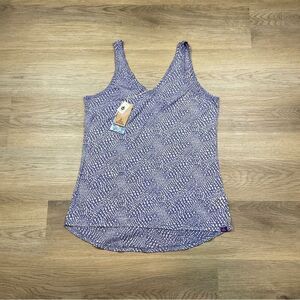 Prana Abbie tank top women’s size M purple yoga.